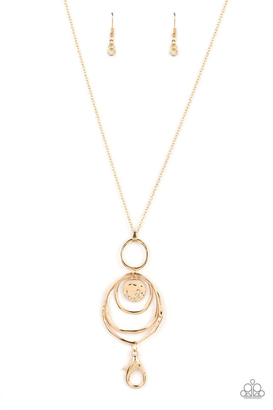 Mermaid Maestoso - Gold - Paparazzi Necklace Image