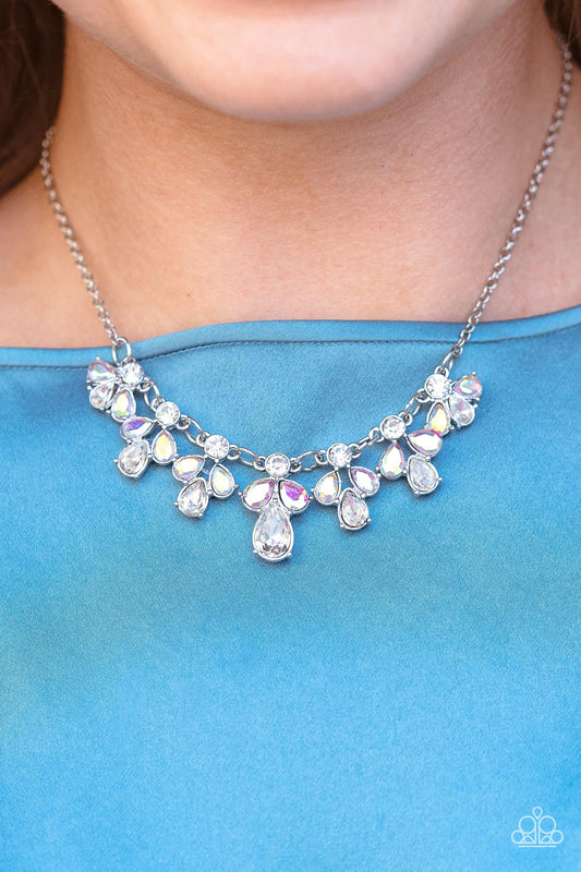 Paparazzi Necklace ~ See in a New STARLIGHT - White