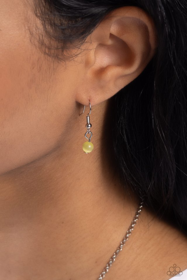 Floral Crowned - Yellow - Paparazzi Necklace Image