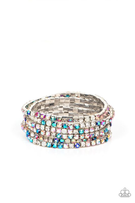 Pulsera Paparazzi ~ Rock Candy Rage - Multicolor