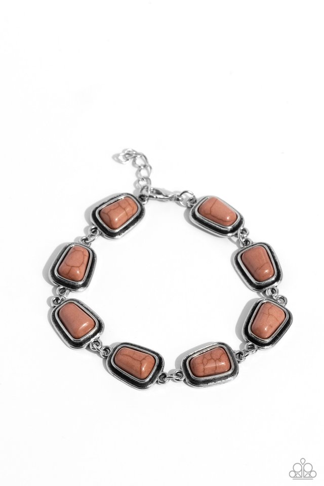 Chasing Canyons - Brown - Paparazzi Bracelet Image