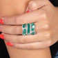 Six-Figure Flex - Green - Paparazzi Ring Image