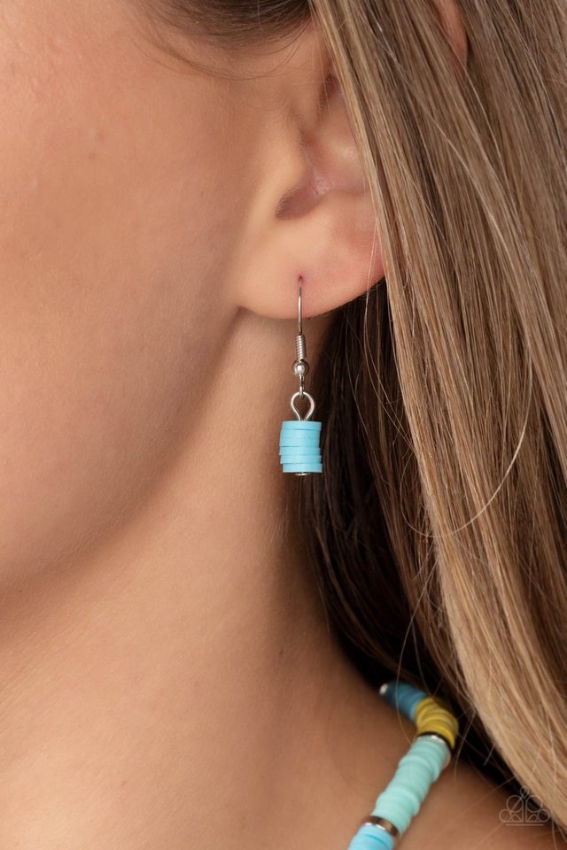 Rainbow Road - Blue - Paparazzi Necklace Image