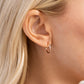 Ultra Upmarket - Rose Gold - Paparazzi Earring Image