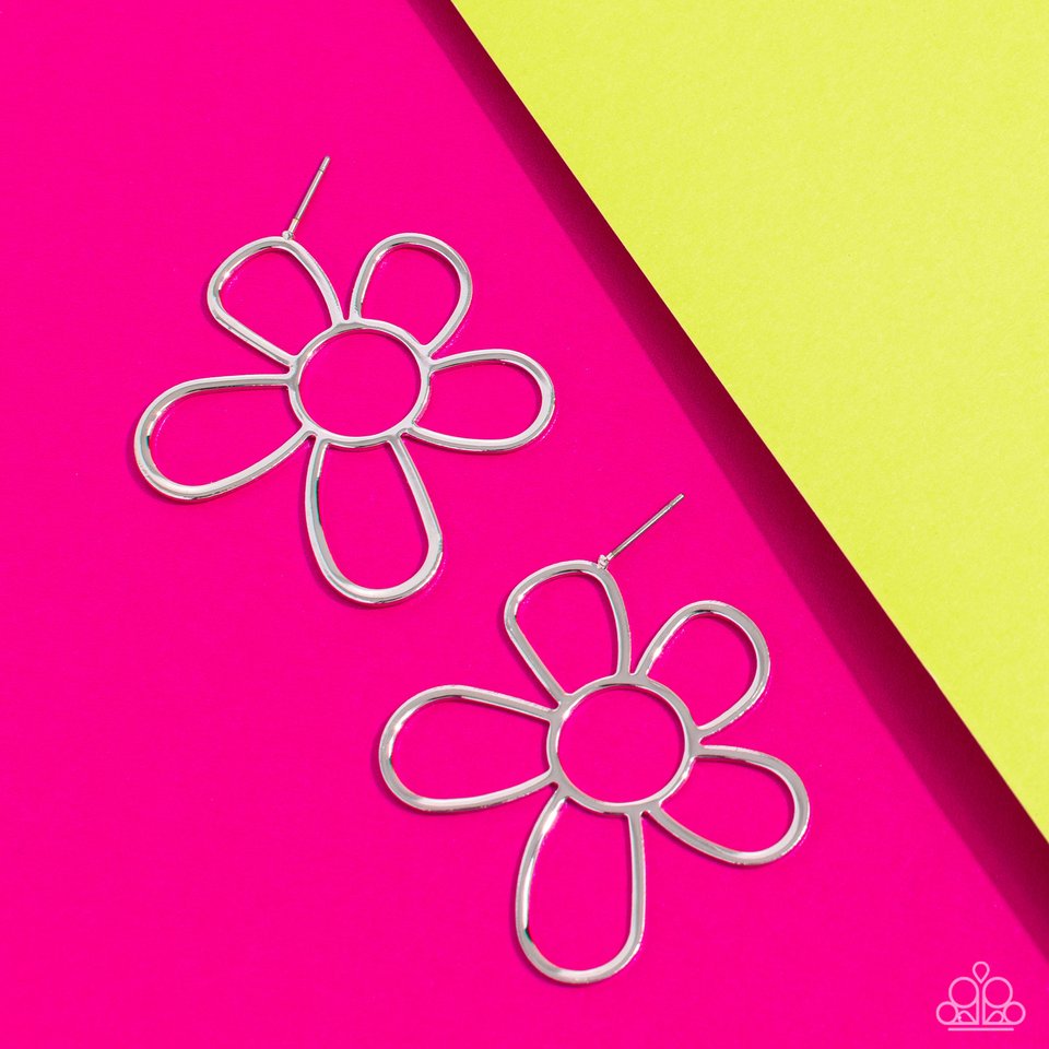 Rustic Rarity - Silver - Paparazzi Earring Image