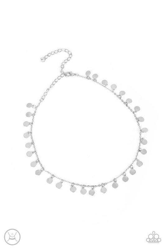 Champagne Catwalk - Silver - Paparazzi Necklace Image