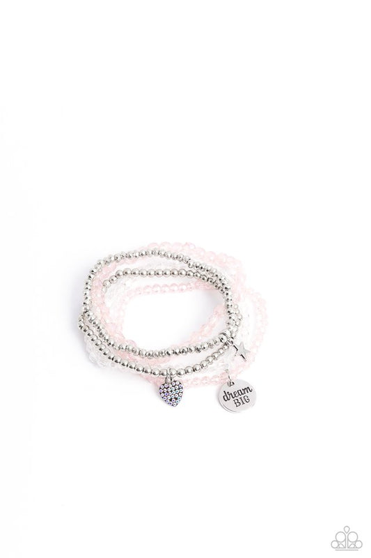 Teenage DREAMER - Pink - Paparazzi Bracelet Image