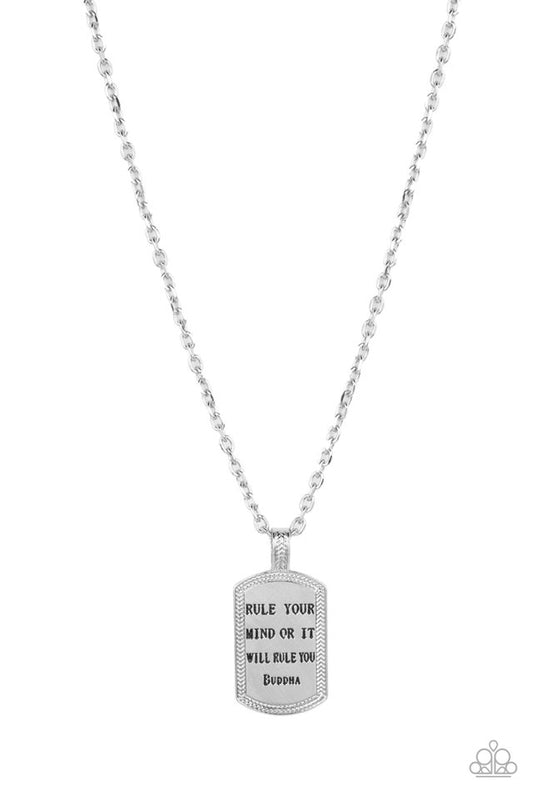 Empire State of Mind - Silver - Paparazzi Necklace Image