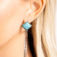 Canyon Circlet - Blue - Paparazzi Earring Image