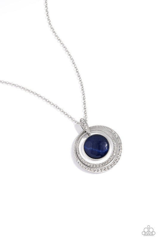 Cats Eye Couture - Blue - Paparazzi Necklace Image