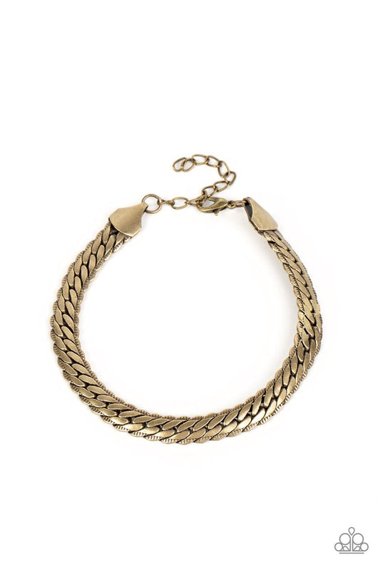 Cargo Couture - Brass - Paparazzi Bracelet Image