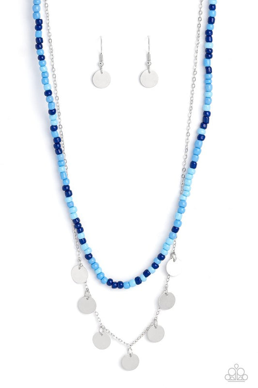 Comet Candy - Blue - Paparazzi Necklace Image