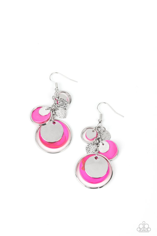 Saved by the SHELL - Pink - Paparazzi Earring Image