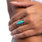 Spartan Stone - Blue - Paparazzi Ring Image