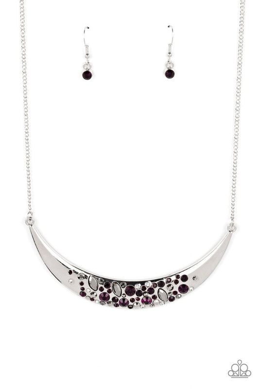 Bejeweled Baroness - Purple - Paparazzi Necklace Image