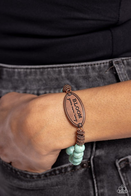 Bedouin Bloom - Copper - Paparazzi Bracelet Image