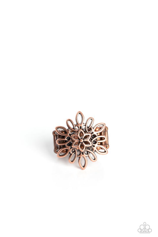 Coastal Chic - Copper - Paparazzi Ring Image