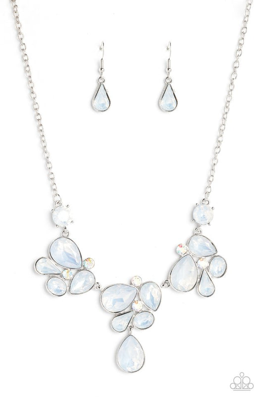 Everglade Escape - White - Paparazzi Necklace Image
