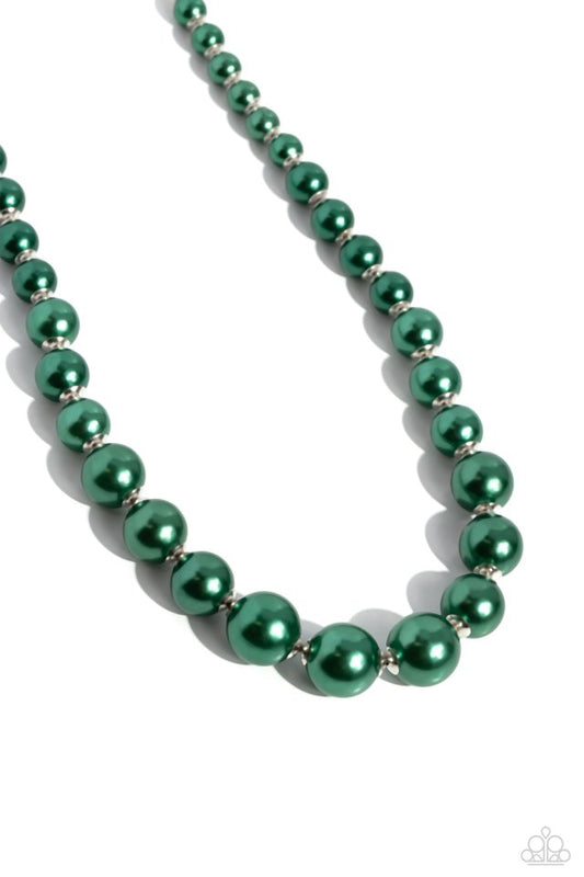 Manhattan Mogul - Green - Paparazzi Necklace Image