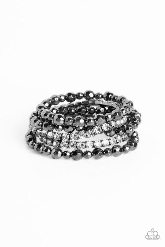 Top Notch Twinkle - Black - Paparazzi Bracelet Image