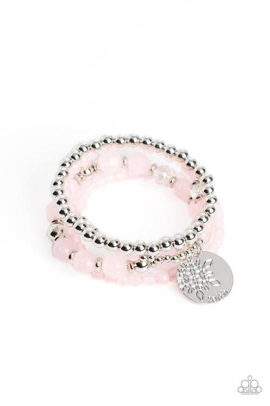 Surfer Style - Pink - Paparazzi Bracelet Image