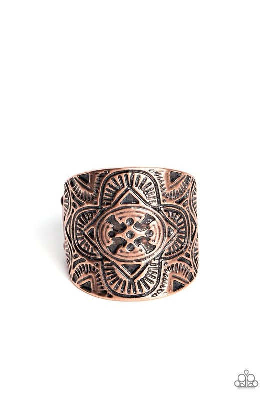 Argentine Arches - Copper - Paparazzi Ring Image