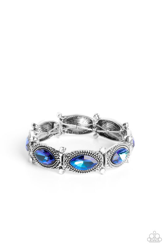 Dancing Diva - Blue - Paparazzi Bracelet Image