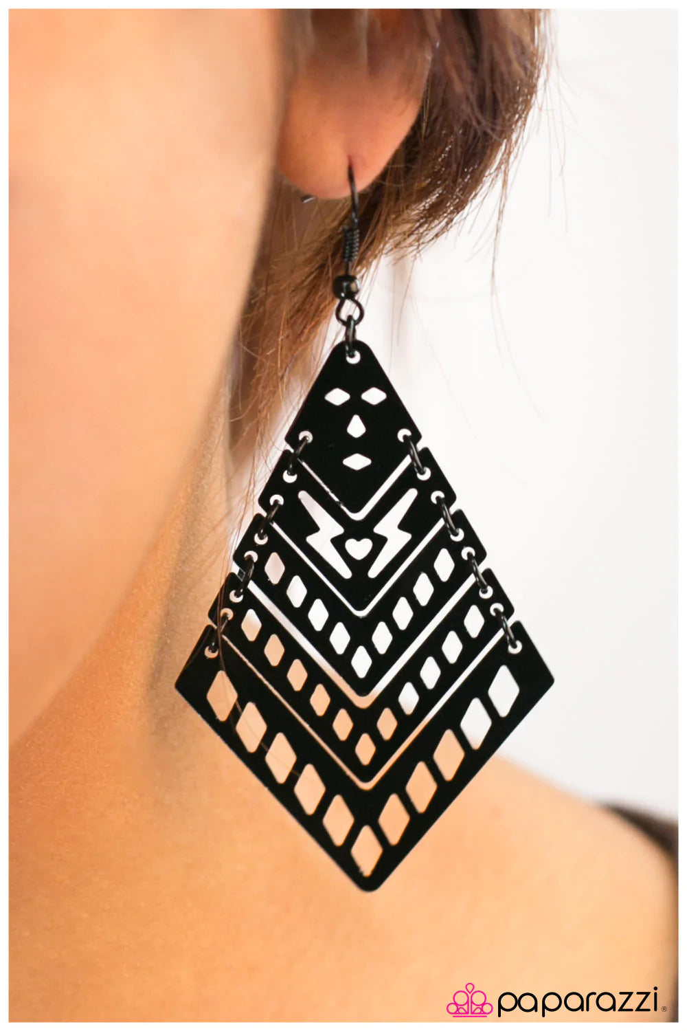 Pendiente Paparazzi ~ Haute Hardware - Negro