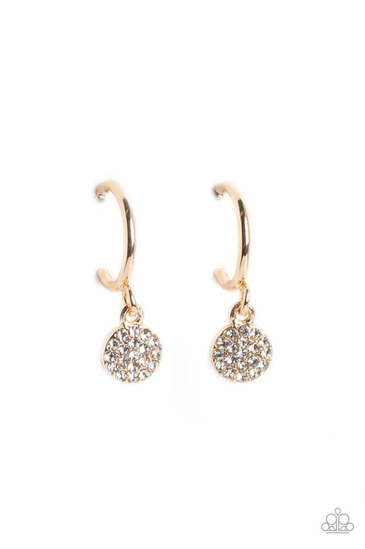Bodacious Ballroom - Gold - Paparazzi Earring Image