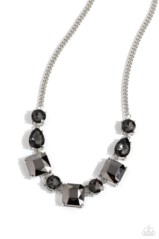 Elevated Edge - Silver - Paparazzi Necklace Image