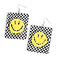 Cheeky Checkerboard - Yellow - Paparazzi Earring Image