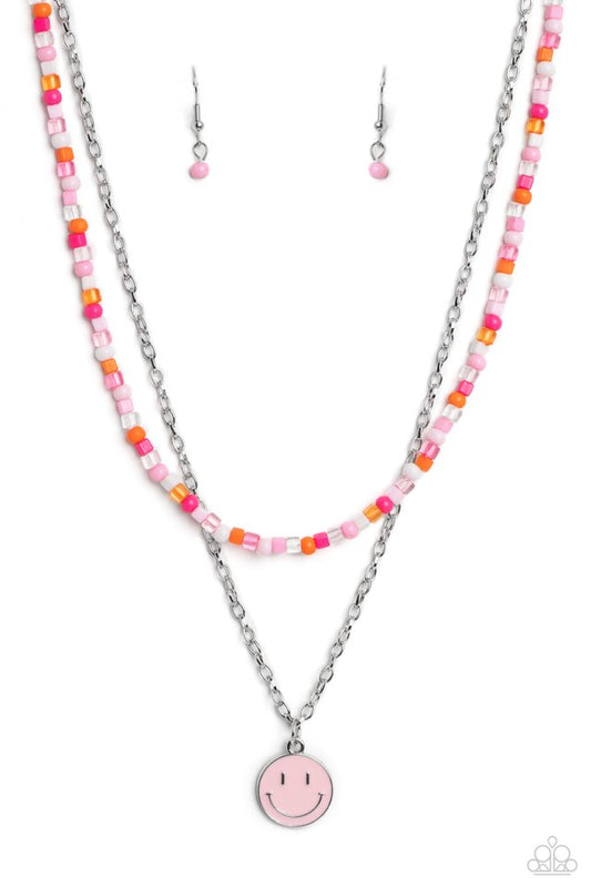 High School Reunion - Pink - Paparazzi Necklace Image