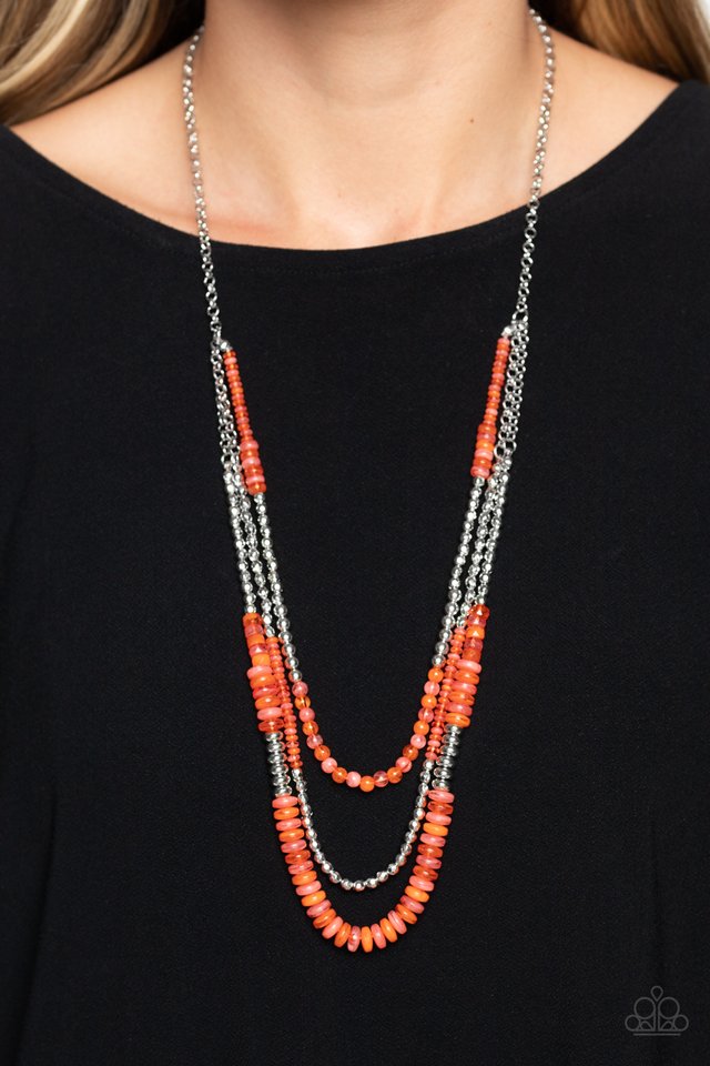 Paparazzi Necklace ~ Newly Neverland - Orange – Paparazzi Jewelry
