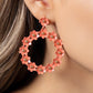 Daisy Meadows - Orange - Paparazzi Earring Image