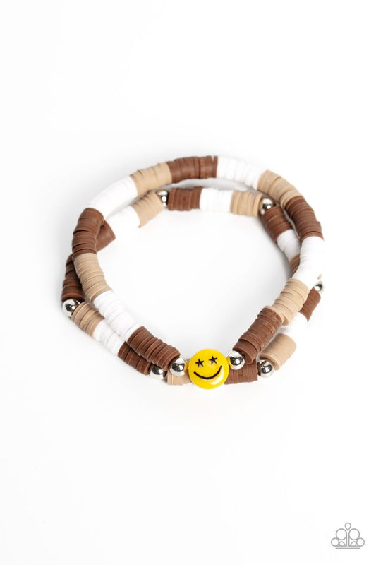 In SMILE - Brown - Paparazzi Bracelet Image
