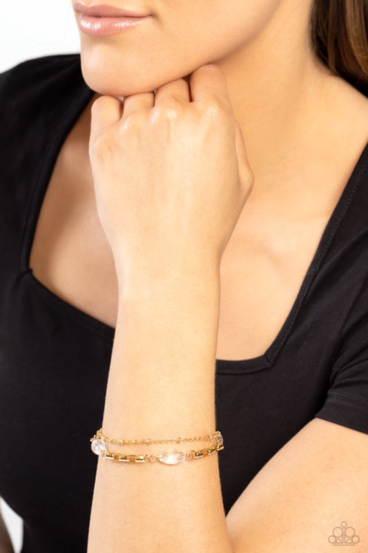 Business Brunch - Gold - Paparazzi Bracelet Image