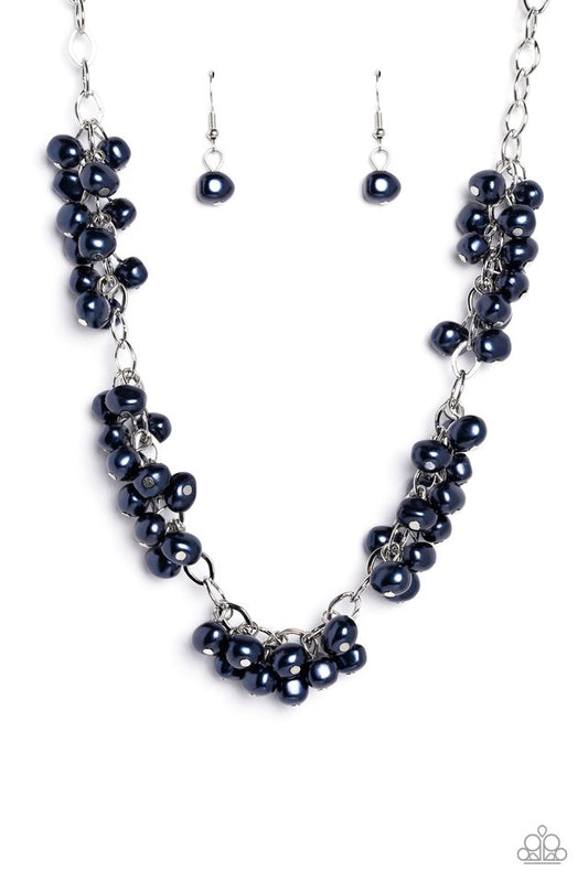 Pearl Parlor - Blue - Paparazzi Necklace Image