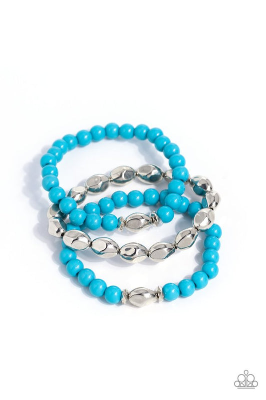 The Candy Man Can - Blue - Paparazzi Bracelet Image