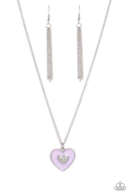 So This Is Love - Purple - Paparazzi Necklace Image
