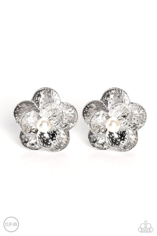 Miami Magic - White - Paparazzi Earring Image