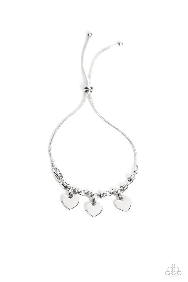 Romance Tale - Silver - Paparazzi Bracelet Image