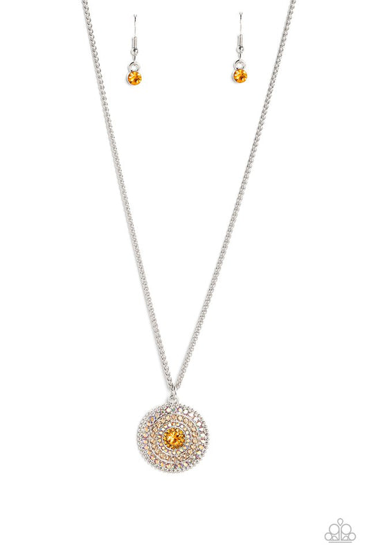 Mandala Masterpiece - Orange - Paparazzi Necklace Image