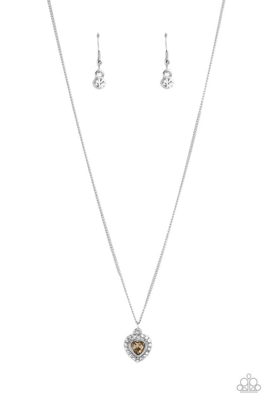 Day of Love - Brown - Paparazzi Necklace Image