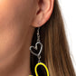 Pristine Pizzazz - Yellow - Paparazzi Earring Image