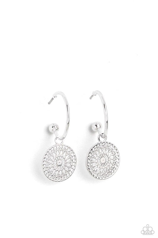 Mandala Maiden - Silver - Paparazzi Earring Image