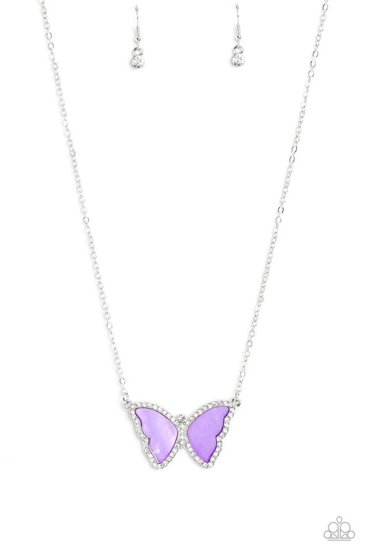 SHELL-bound - Purple - Paparazzi Necklace Image