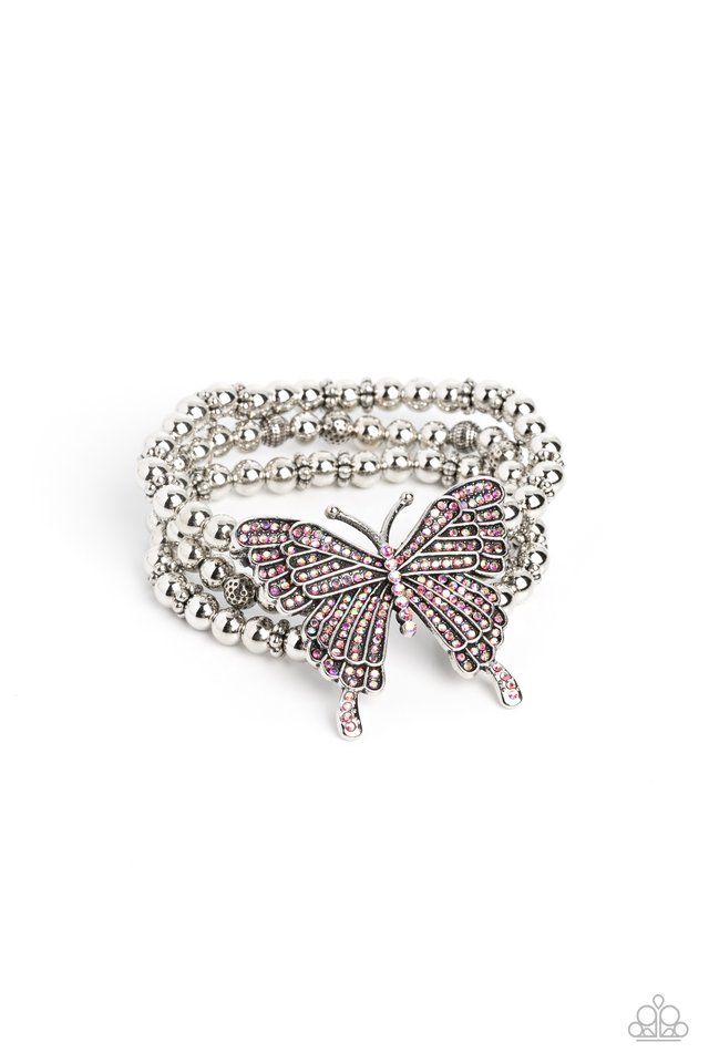 First WINGS First - Pink - Paparazzi Bracelet Image