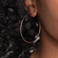 Seize the Sheen - Rose Gold - Paparazzi Earring Image