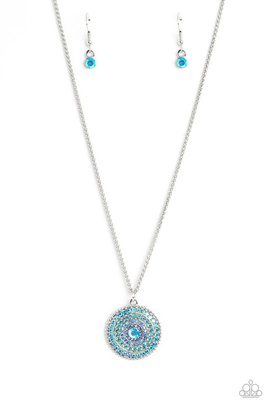 Mandala Masterpiece - Blue - Paparazzi Necklace Image
