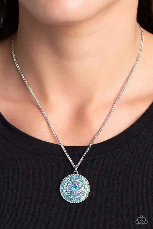 Mandala Masterpiece - Blue - Paparazzi Necklace Image